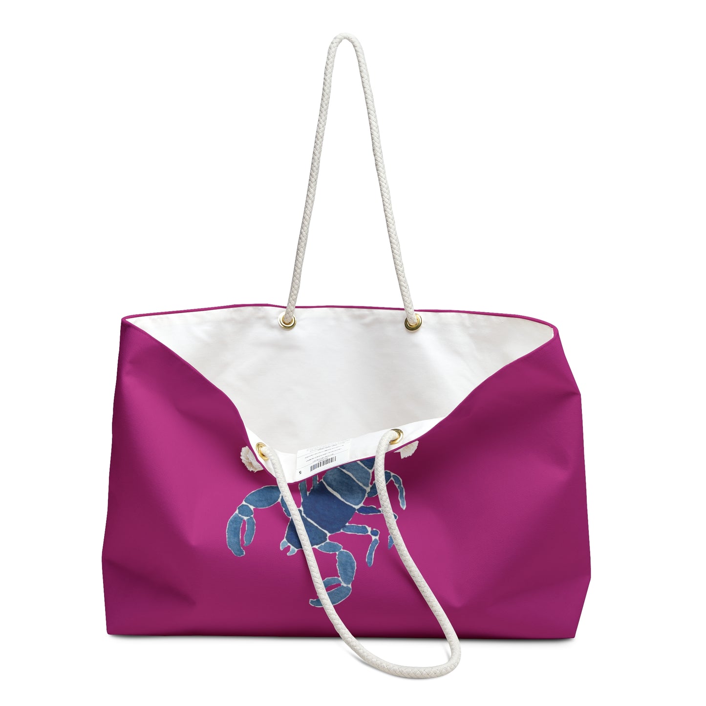 Scorpion Watercolor Weekender Bag—pink