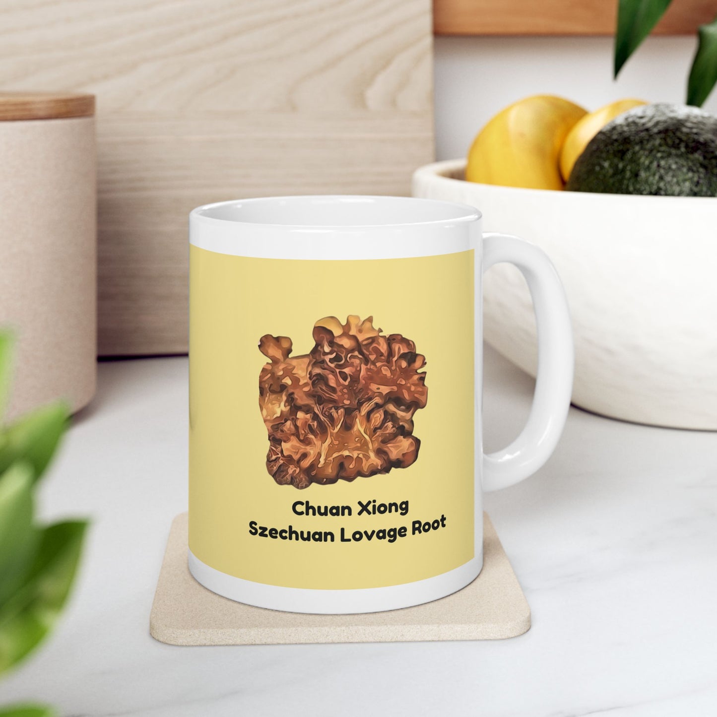 Chuan Xiong (yellow) — TCM Herbal Mug