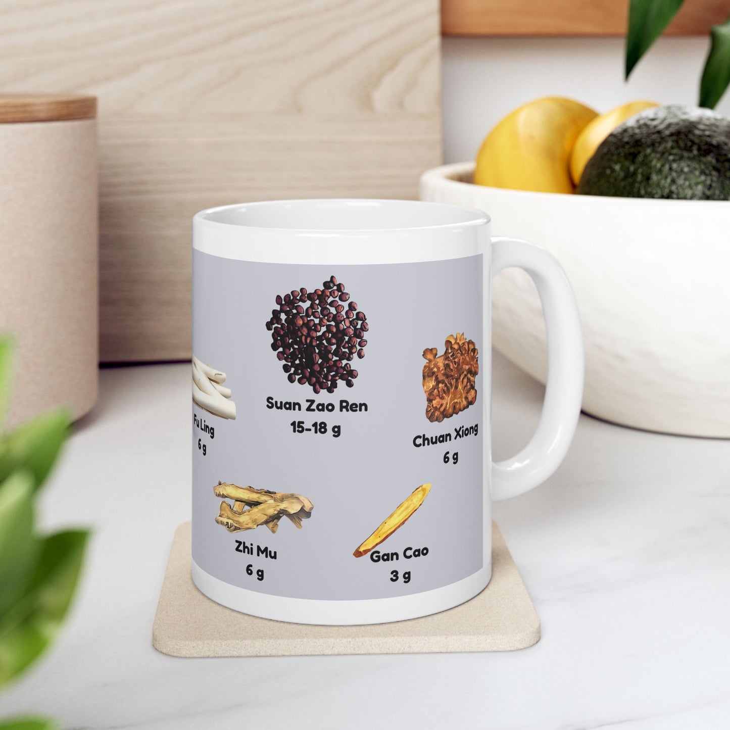 Suan Zao Ren Tang (gray) — TCM Herbal Mug