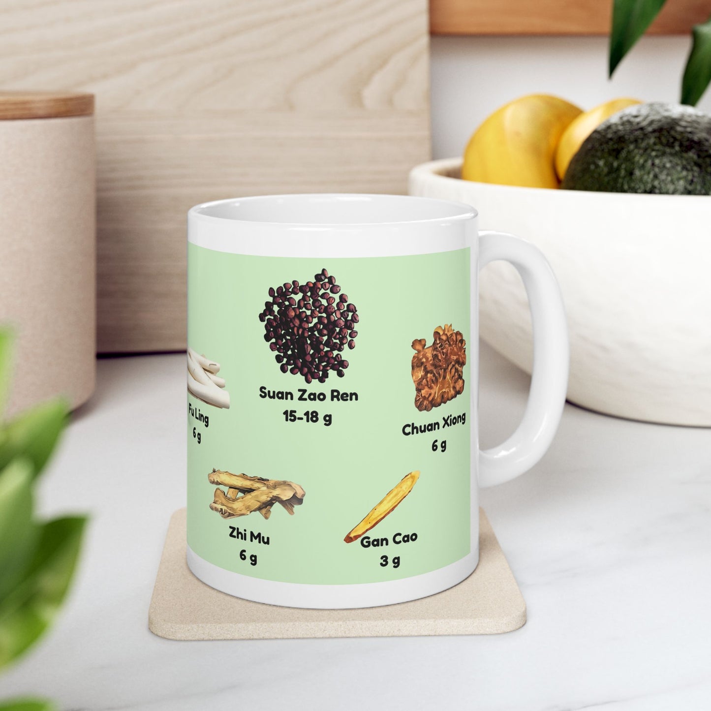 Suan Zao Ren Tang (green) — TCM Herbal Mug