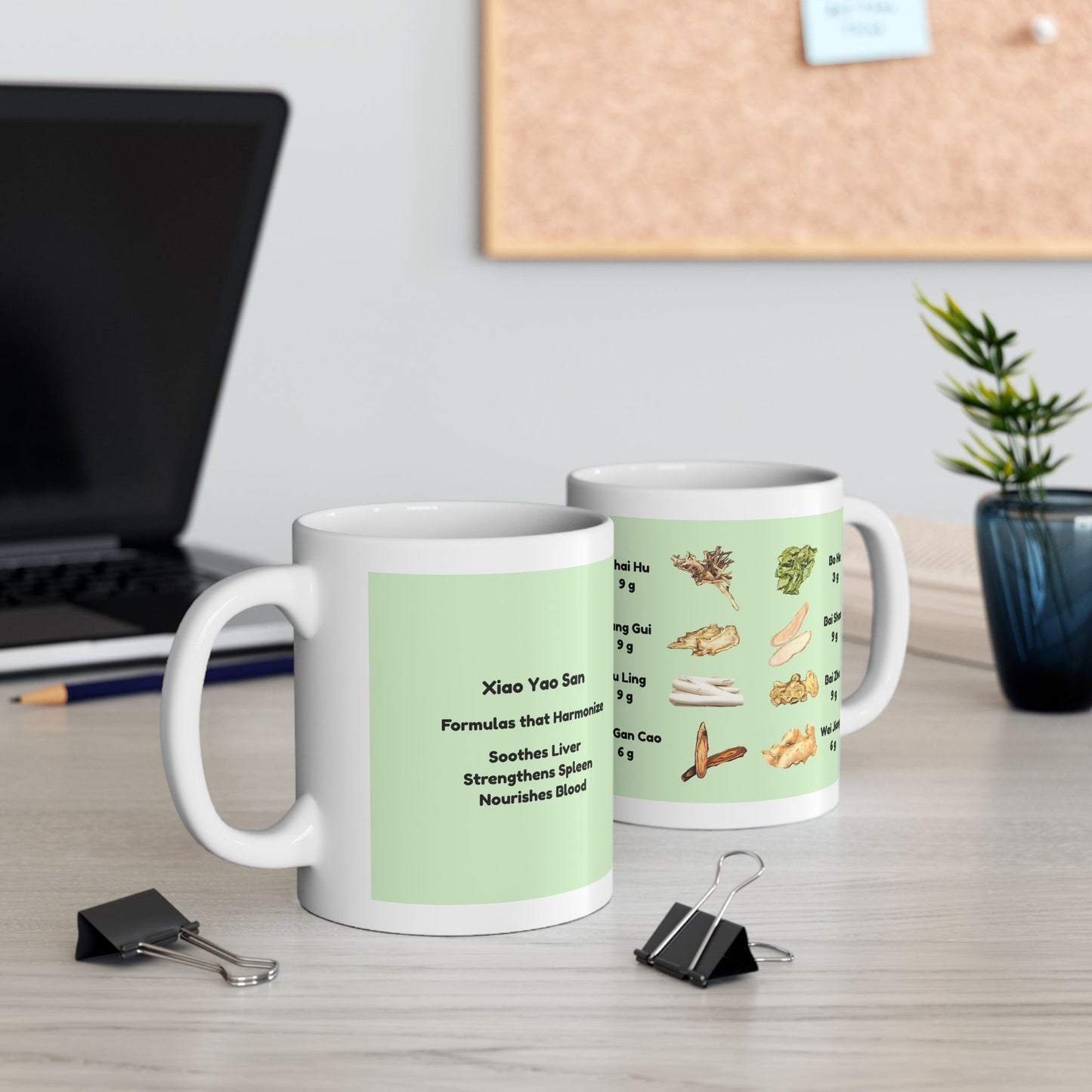 Xiao Yao San (green)—TCM Herbal Mug