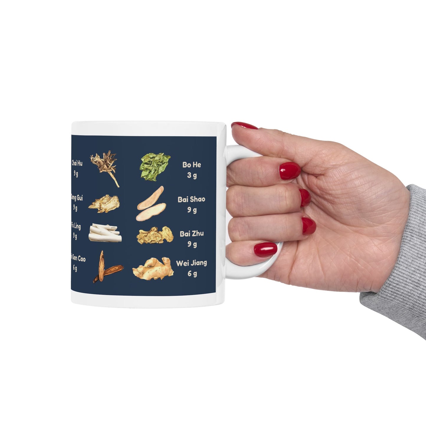 Xiao Yao San (blue)—TCM Herbal Mug