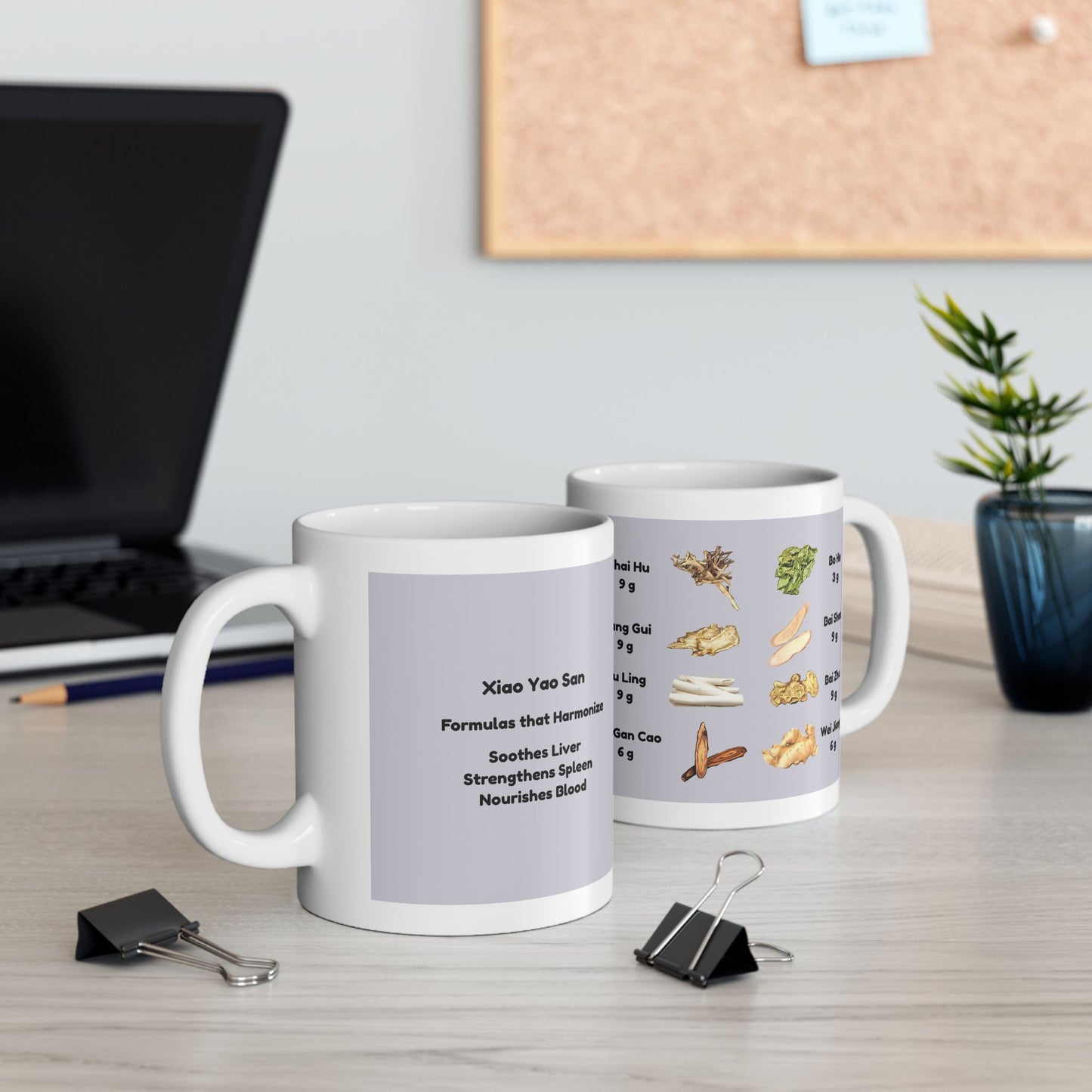 Xiao Yao San (gray)—TCM Herbal Mug