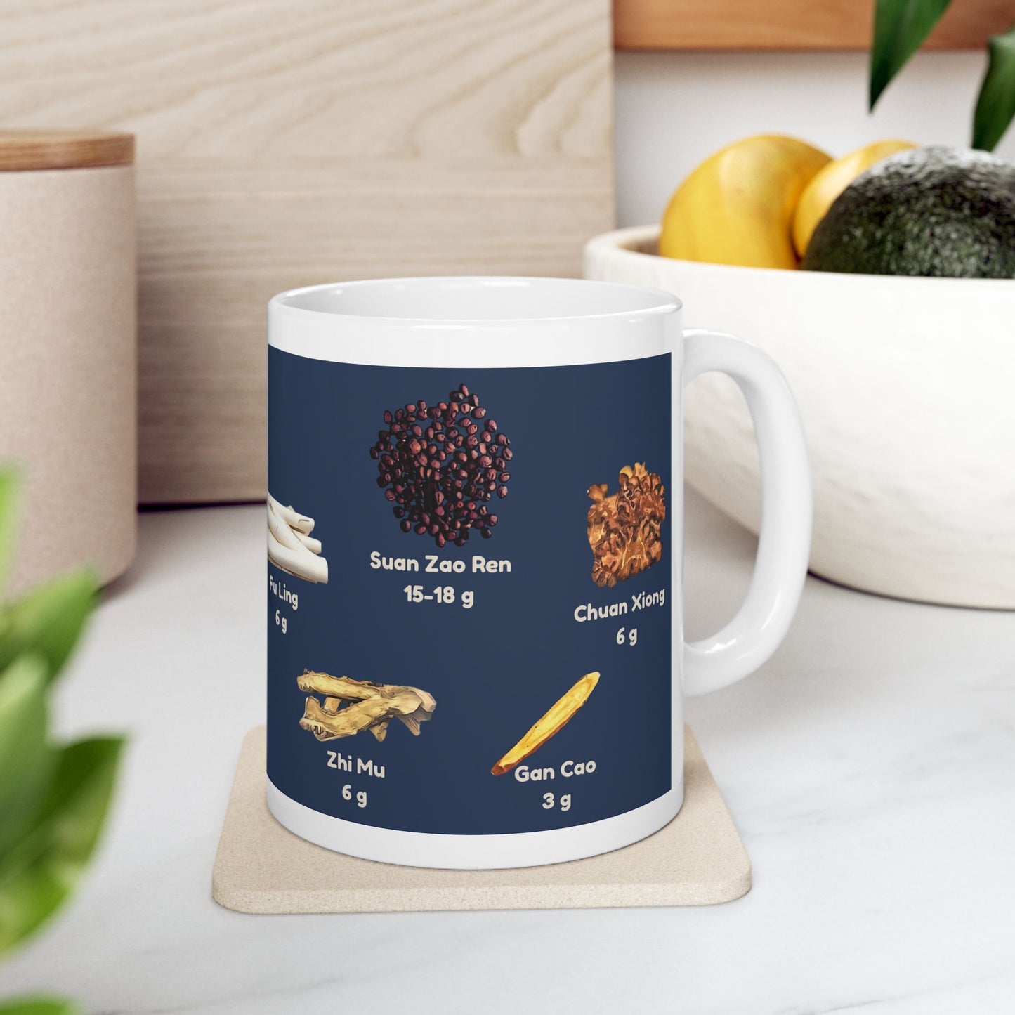 Suan Zao Ren Tang (blue) — TCM Herbal Mug