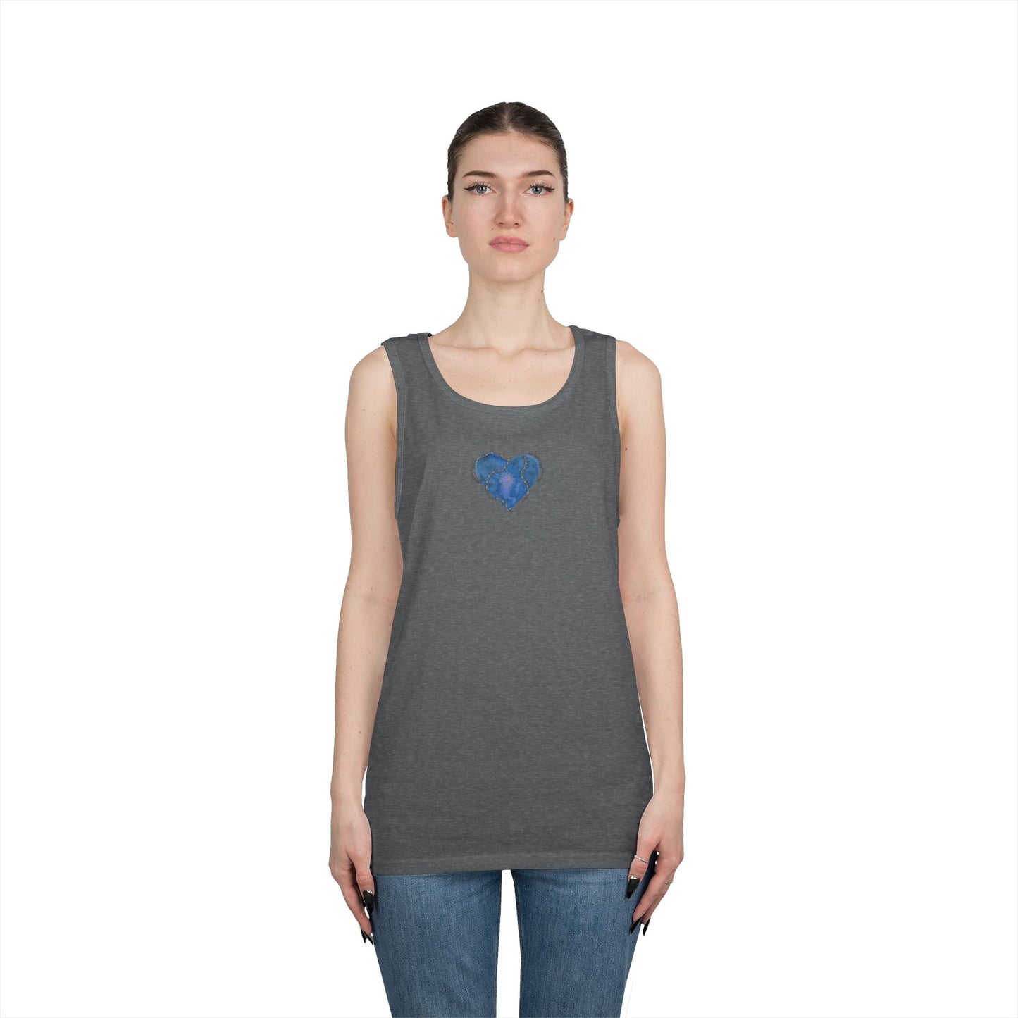 Street Heart—Unisex Cotton Tank Top