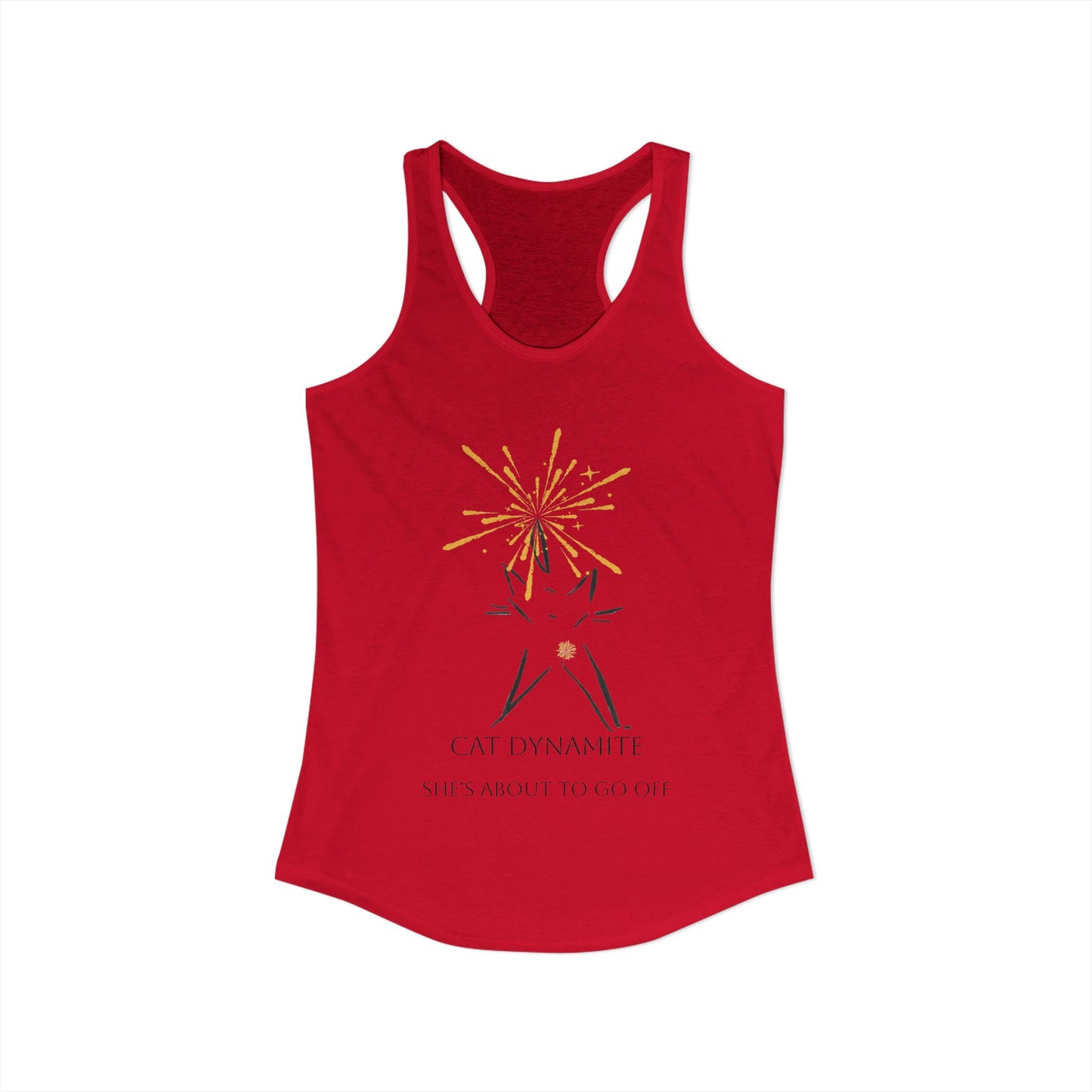 Cat Dynamite Racerback Tank