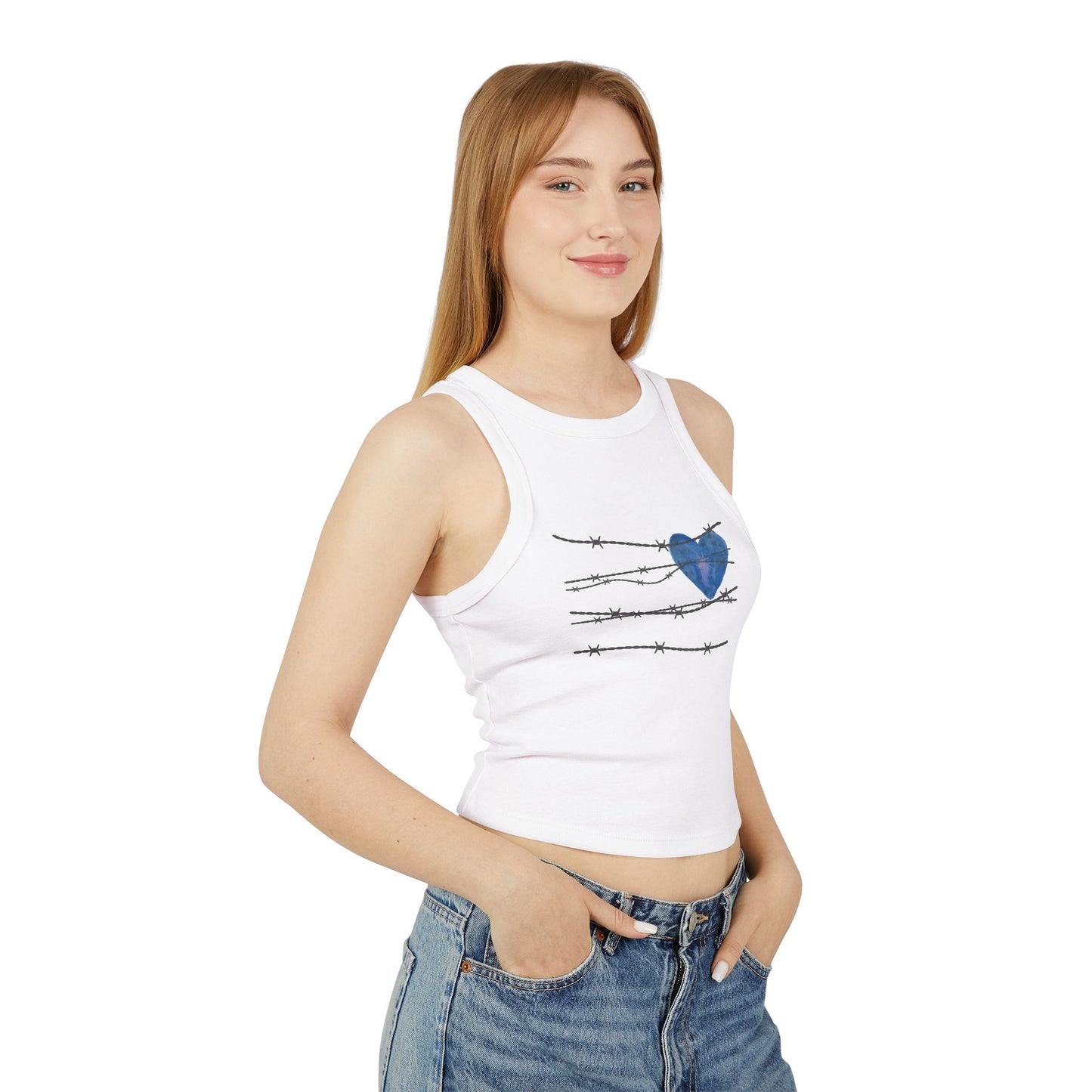 Street Heart (2) Racer Tank Top