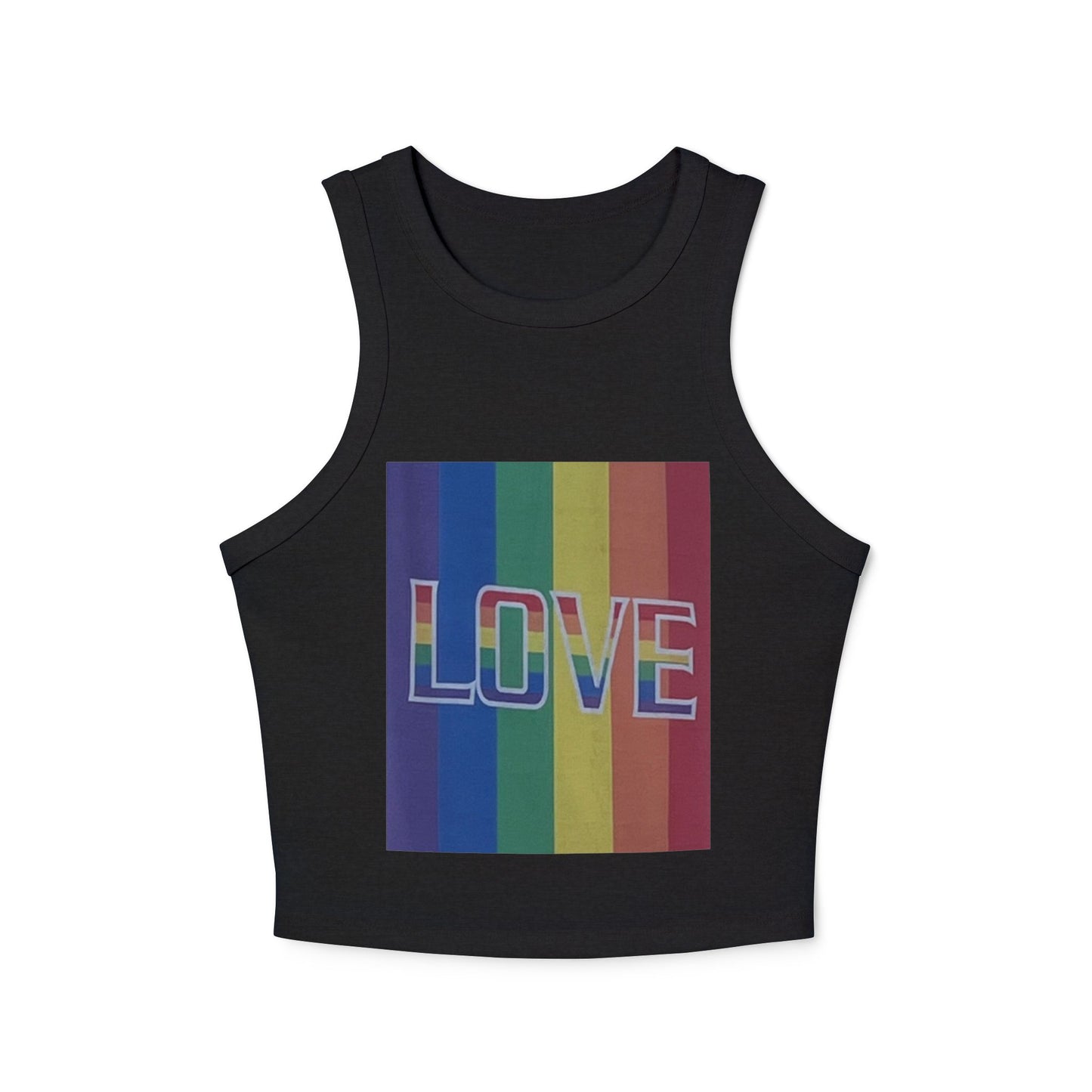 Love Rainbow Racer Tank Top