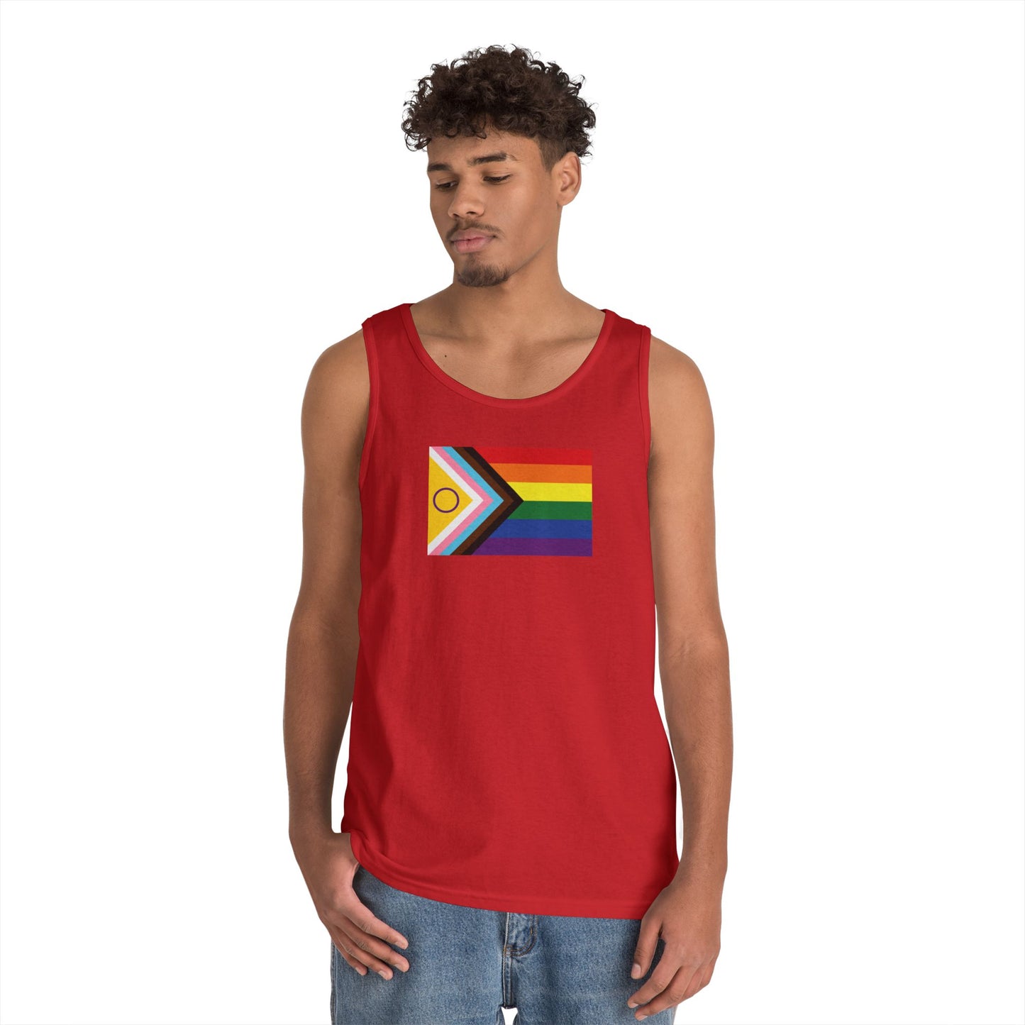 Progress Pride Flag Tank Top — Unisex