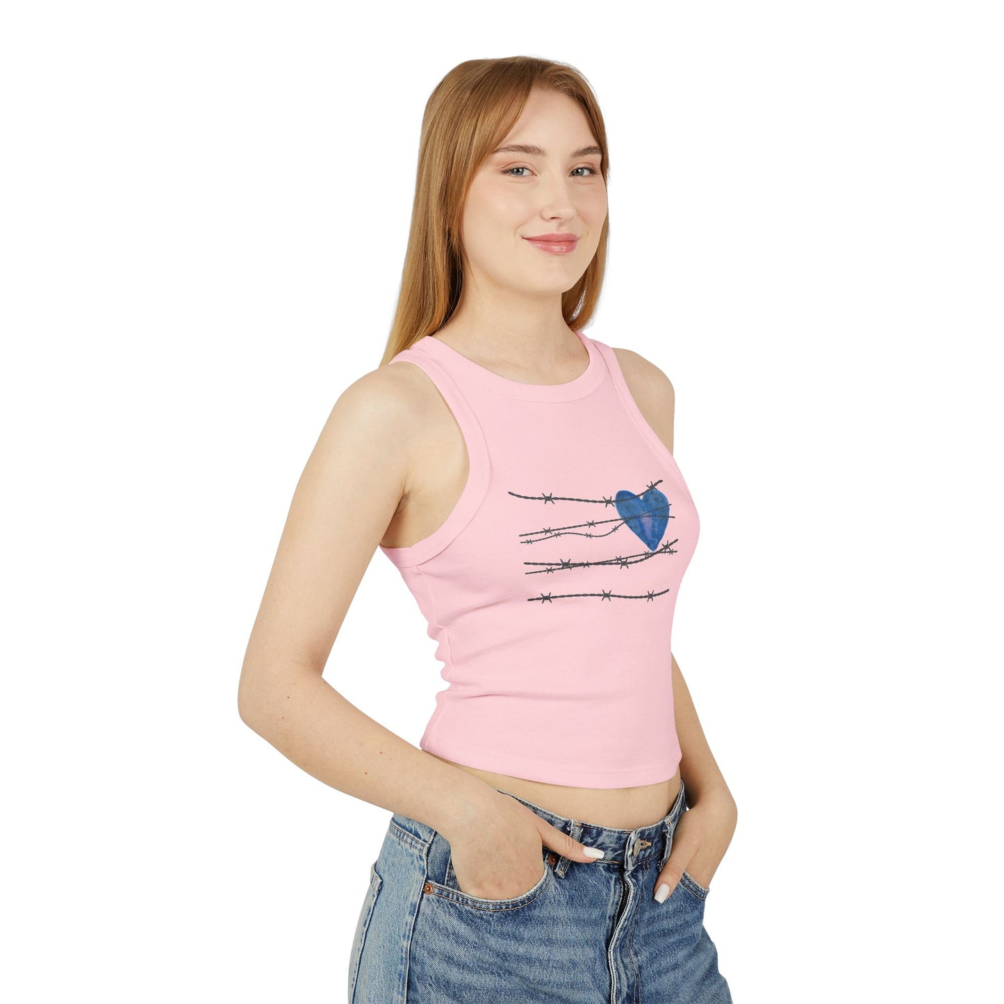 Street Heart (2) Racer Tank Top