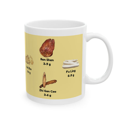 Si Jun Zi Tang (yellow)—TCM Herbal Mug