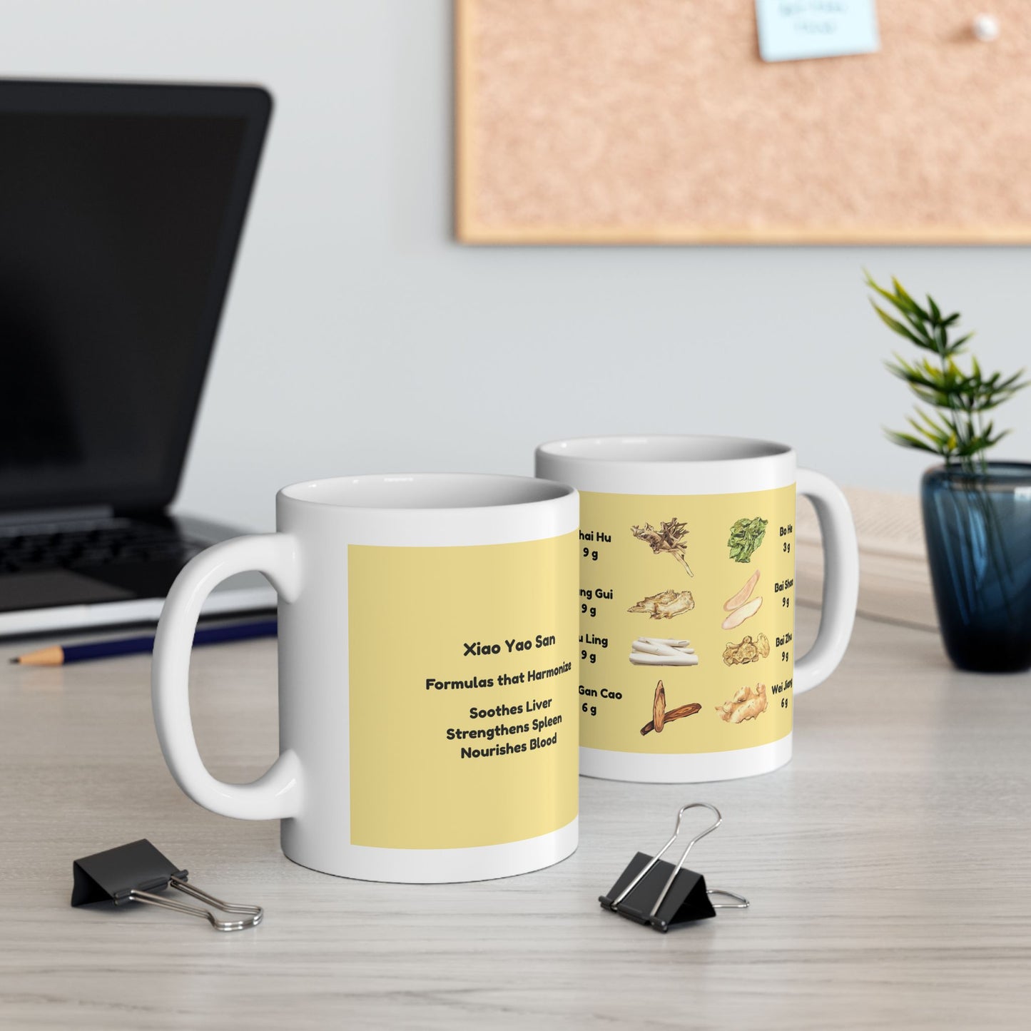 Xiao Yao San (yellow)—TCM Herbal Mug