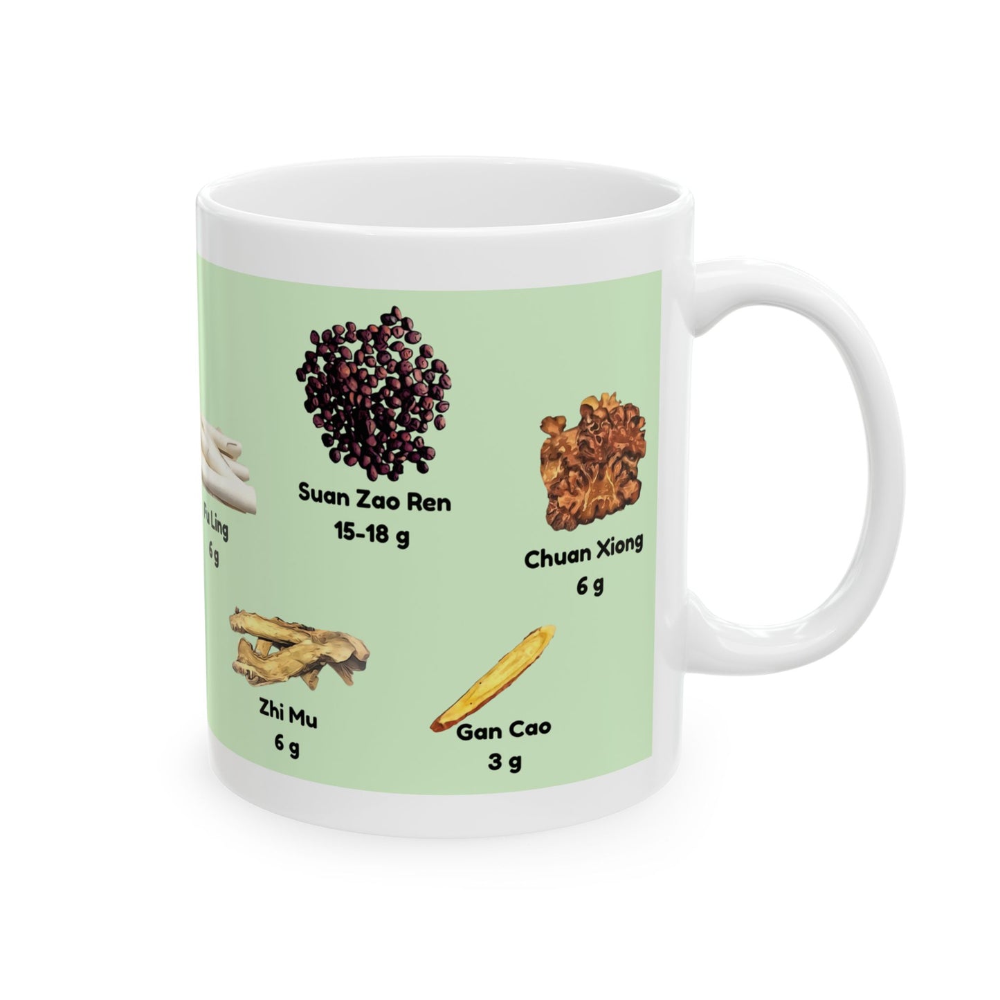Suan Zao Ren Tang (green) — TCM Herbal Mug