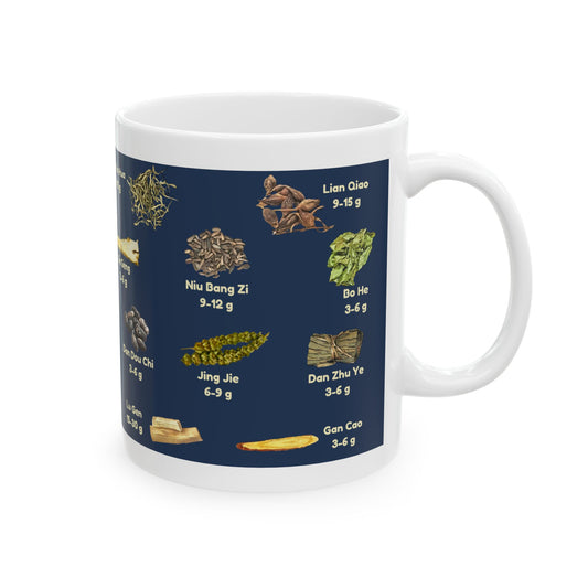 Yin Qiao San (blue)— TCM Herbal Mug