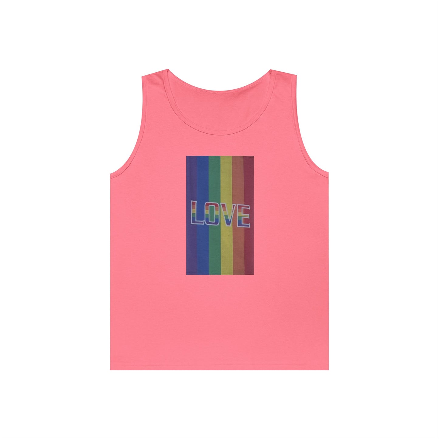 Rainbow LOVE Tank Top—Unisex