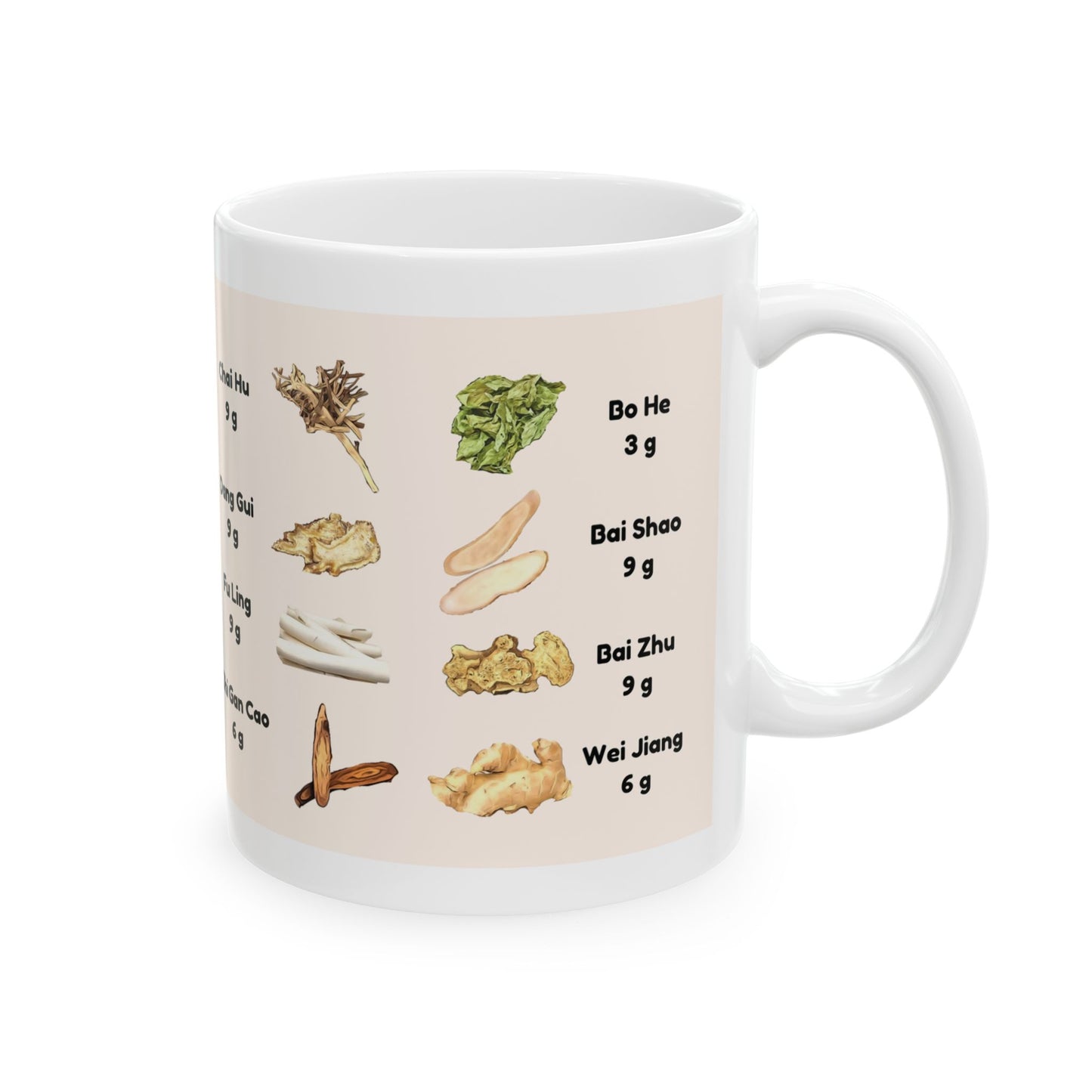 Xiao Yao San (cream)—TCM Herbal Mug