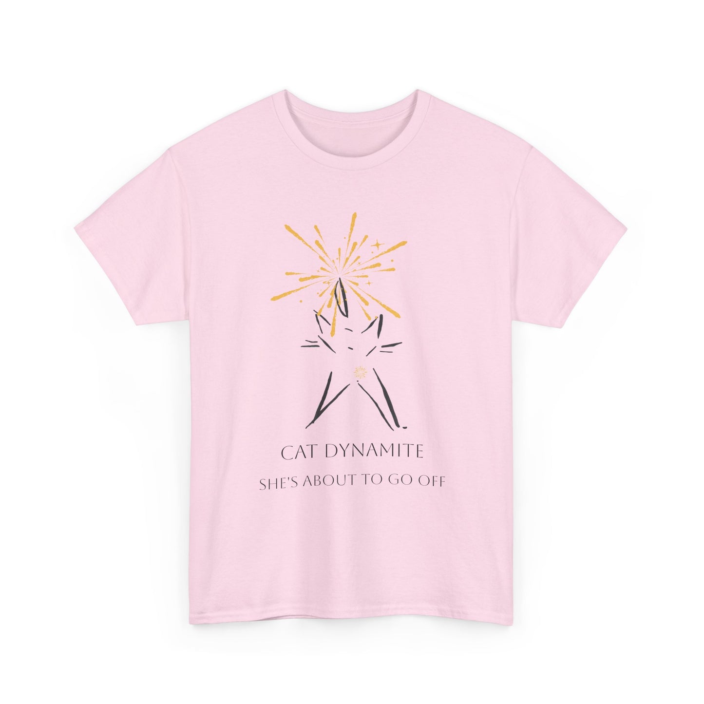Cat Dynamite Unisex Cotton Graphic Tee