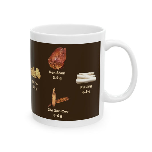 Si Jun Zi Tang (brown)—TCM Herbal Mug
