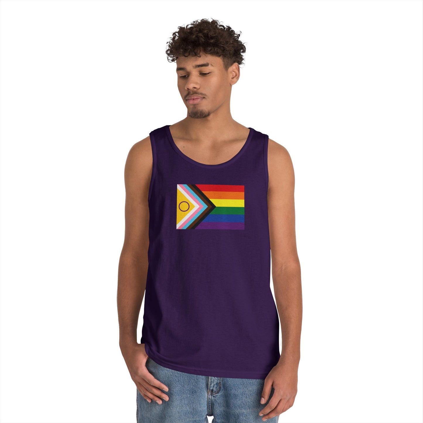 Progress Pride Flag Tank Top — Unisex