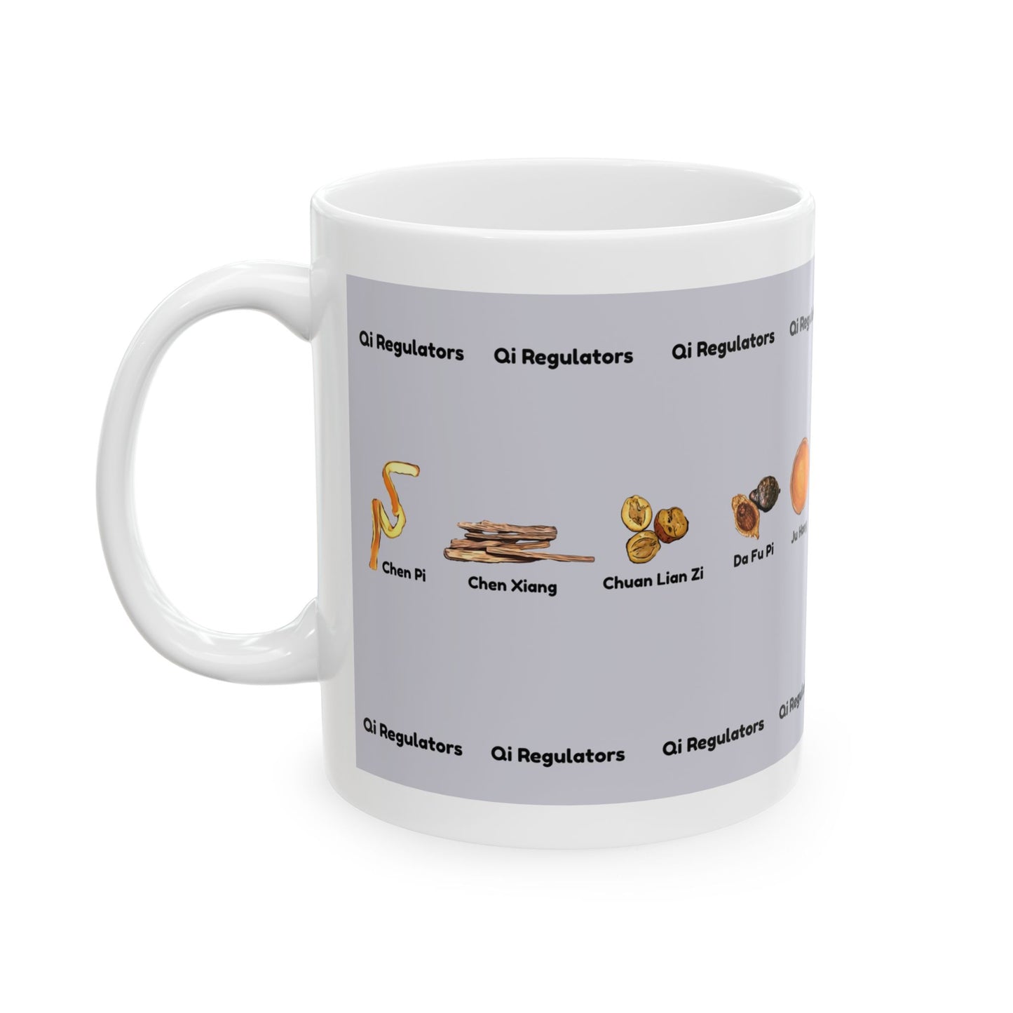 Qi Regulators (gray)—TCM Herbal Mug