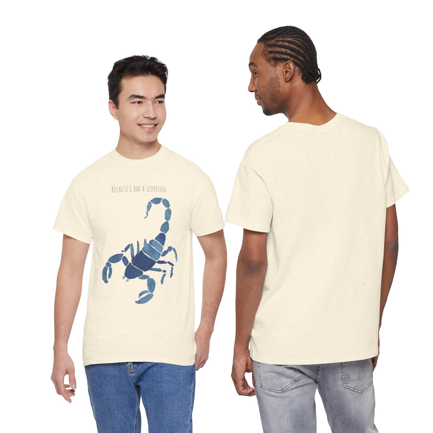 Scorpion Graphic Unisex Heavy Cotton Tee - "Because I Am A Scorpion"