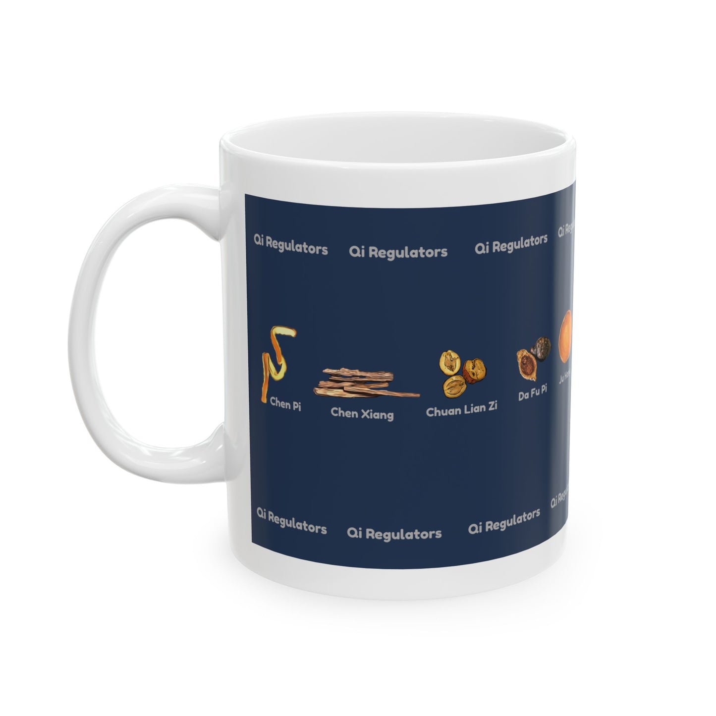 Qi Regulators (blue)—TCM Herbal Mug