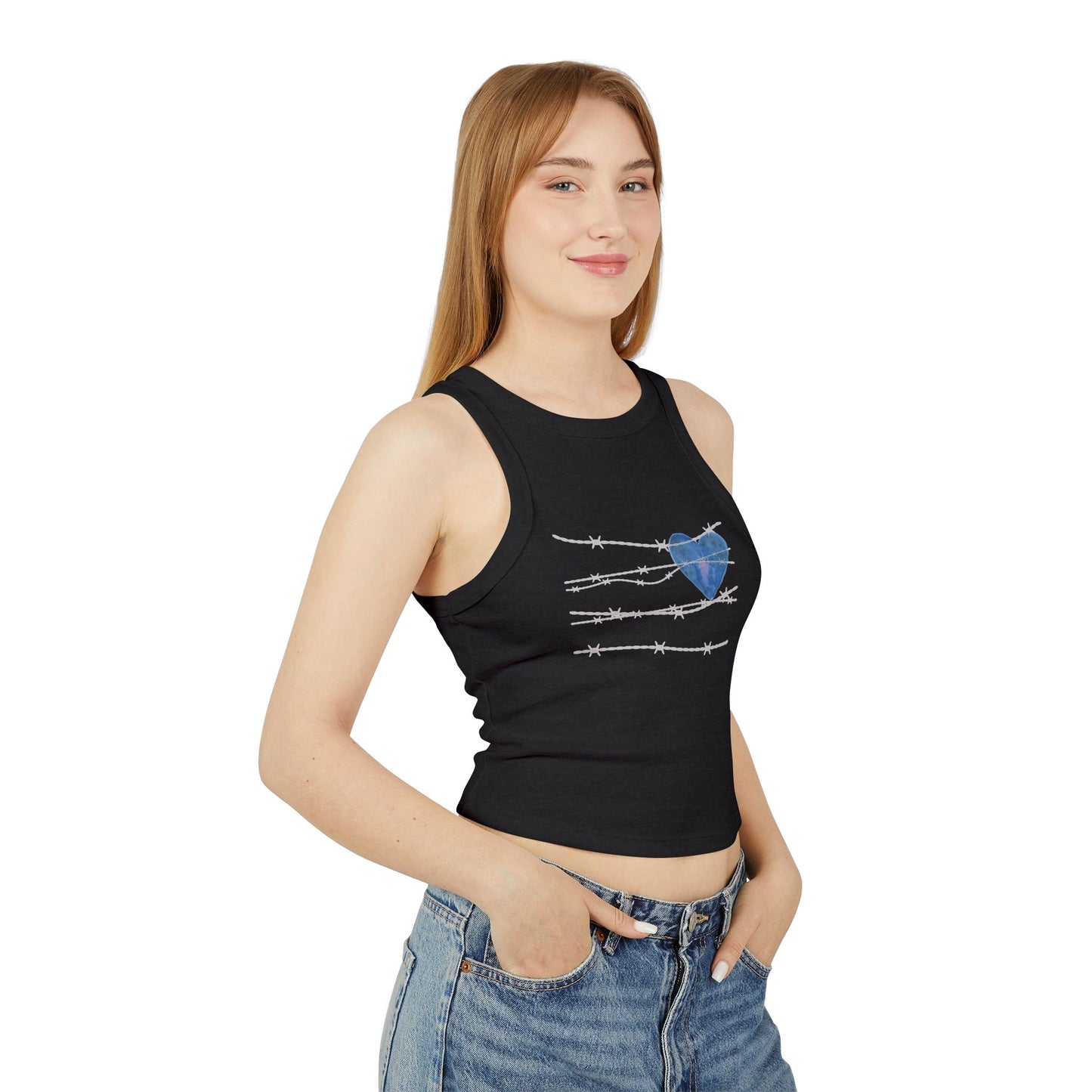Street Heart (2) Racer Tank Top