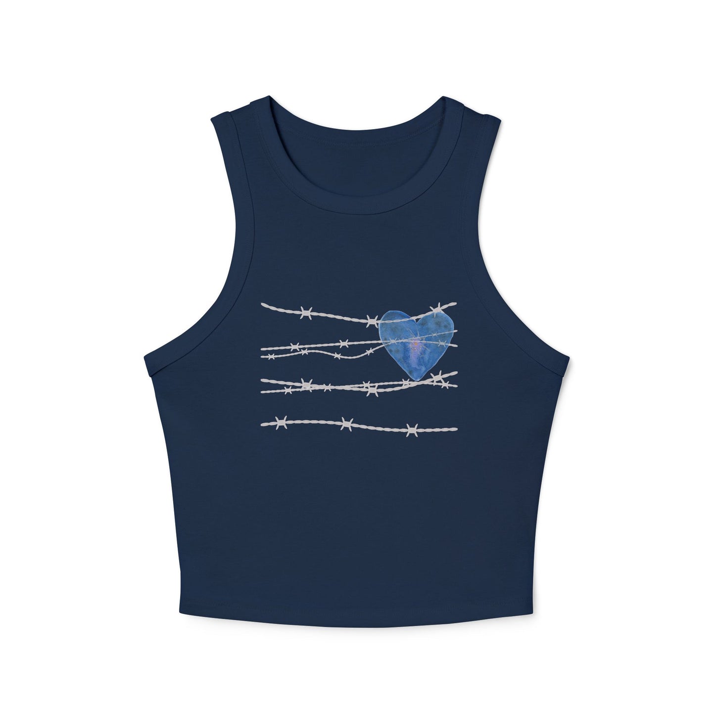 Street Heart (2) Racer Tank Top