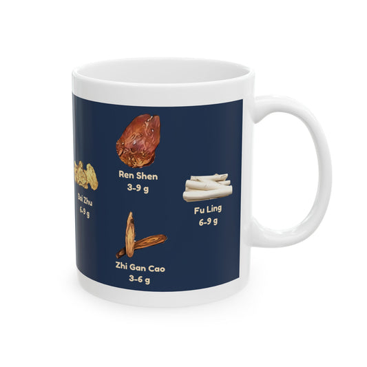 Si Jun Zi Tang (blue)—TCM Herbal Mug