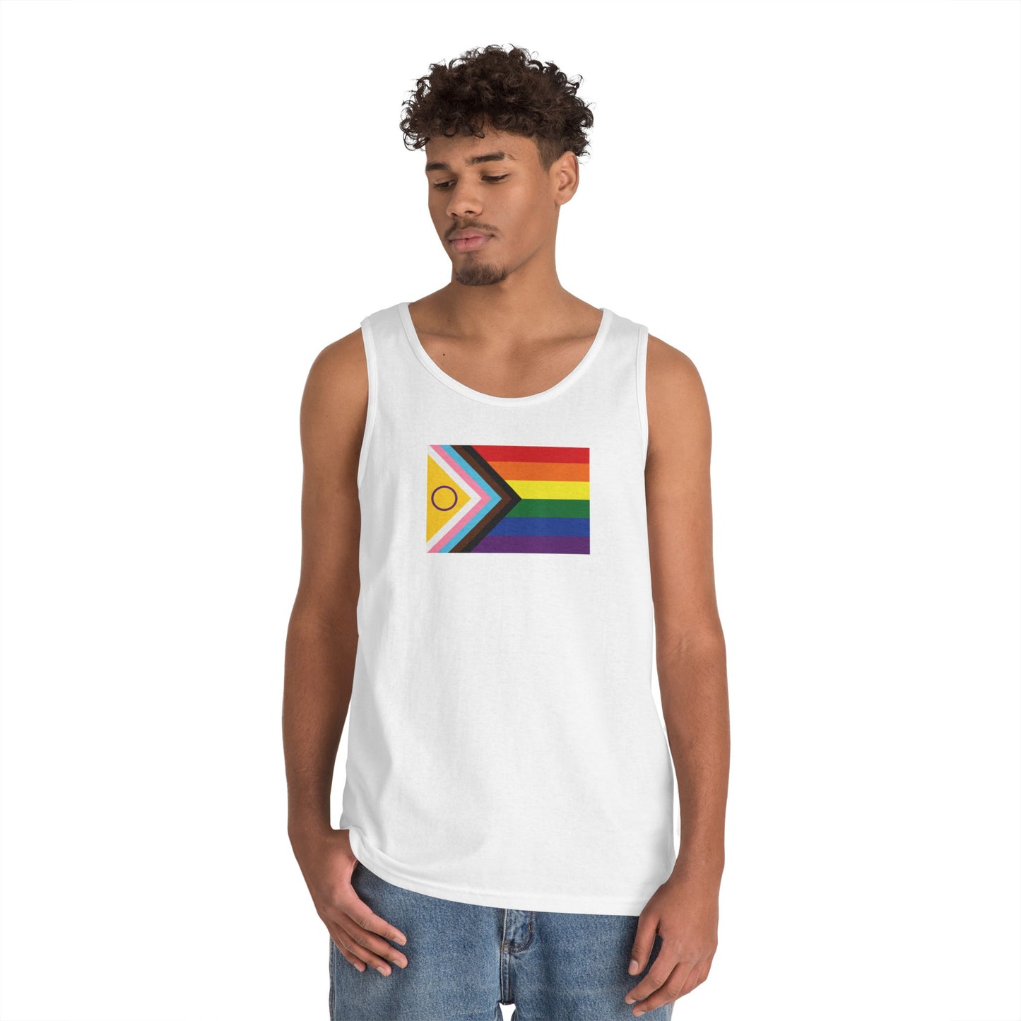 Progress Pride Flag Tank Top — Unisex