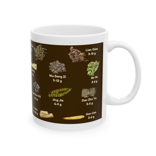 Yin Qiao San (brown)— TCM Herbal Mug