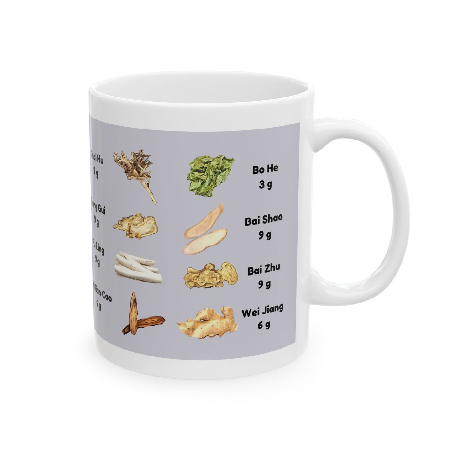 Xiao Yao San (gray)—TCM Herbal Mug