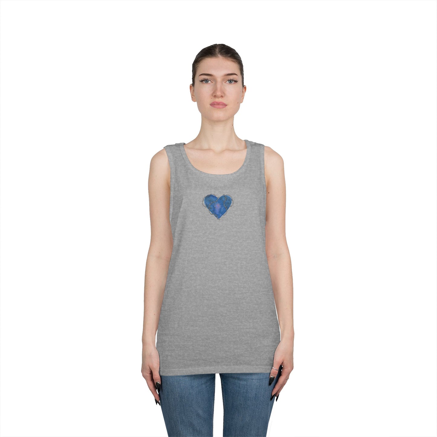 Street Heart—Unisex Cotton Tank Top