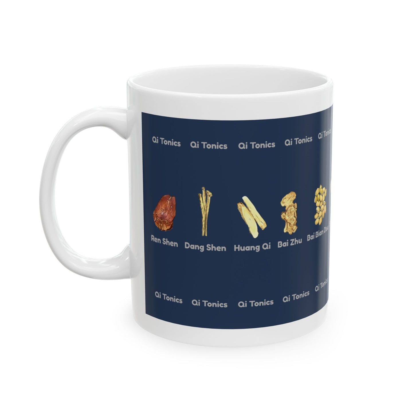 Qi Tonics (blue)—TCM Herbal Mug