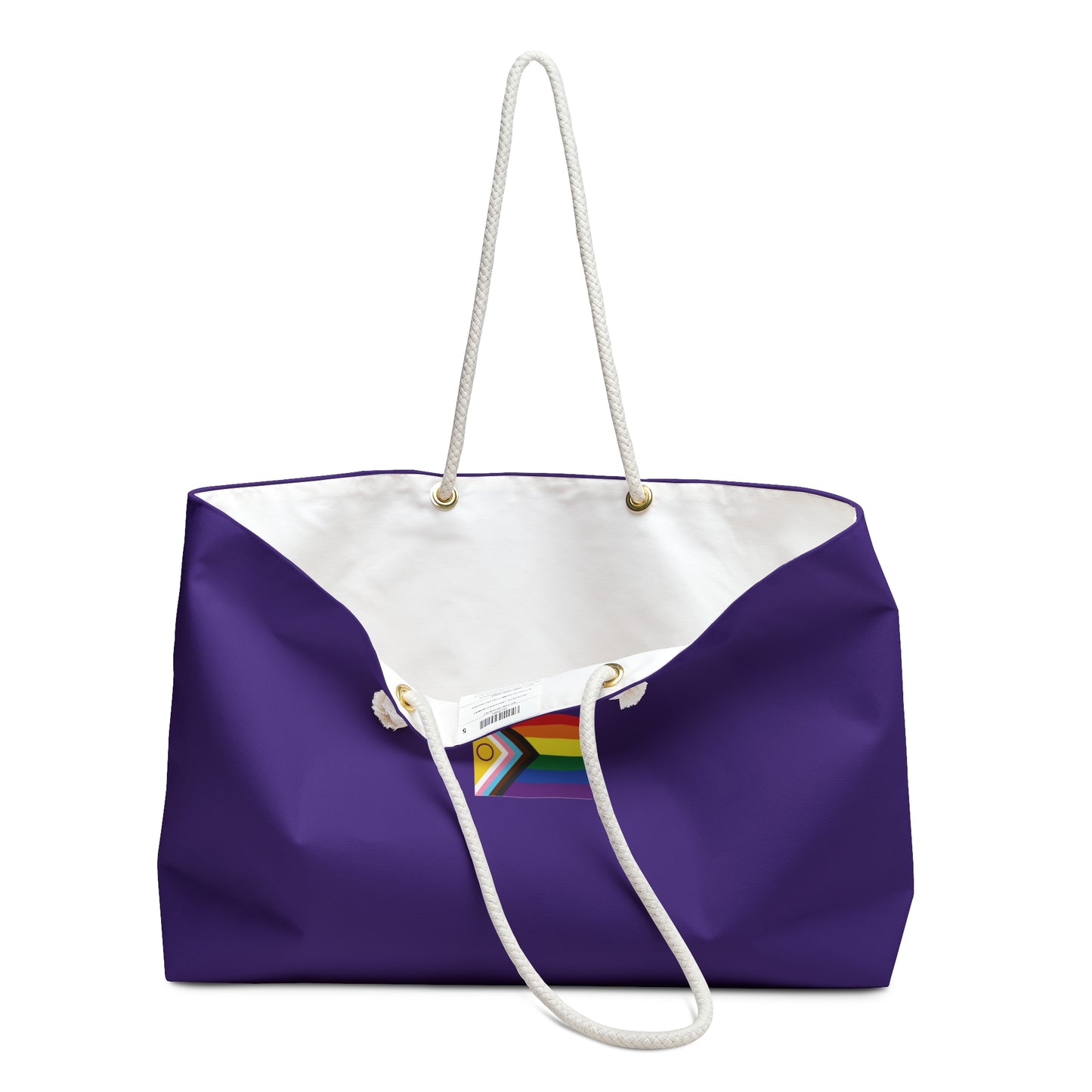 Progress Pride Weekender Bag — purple