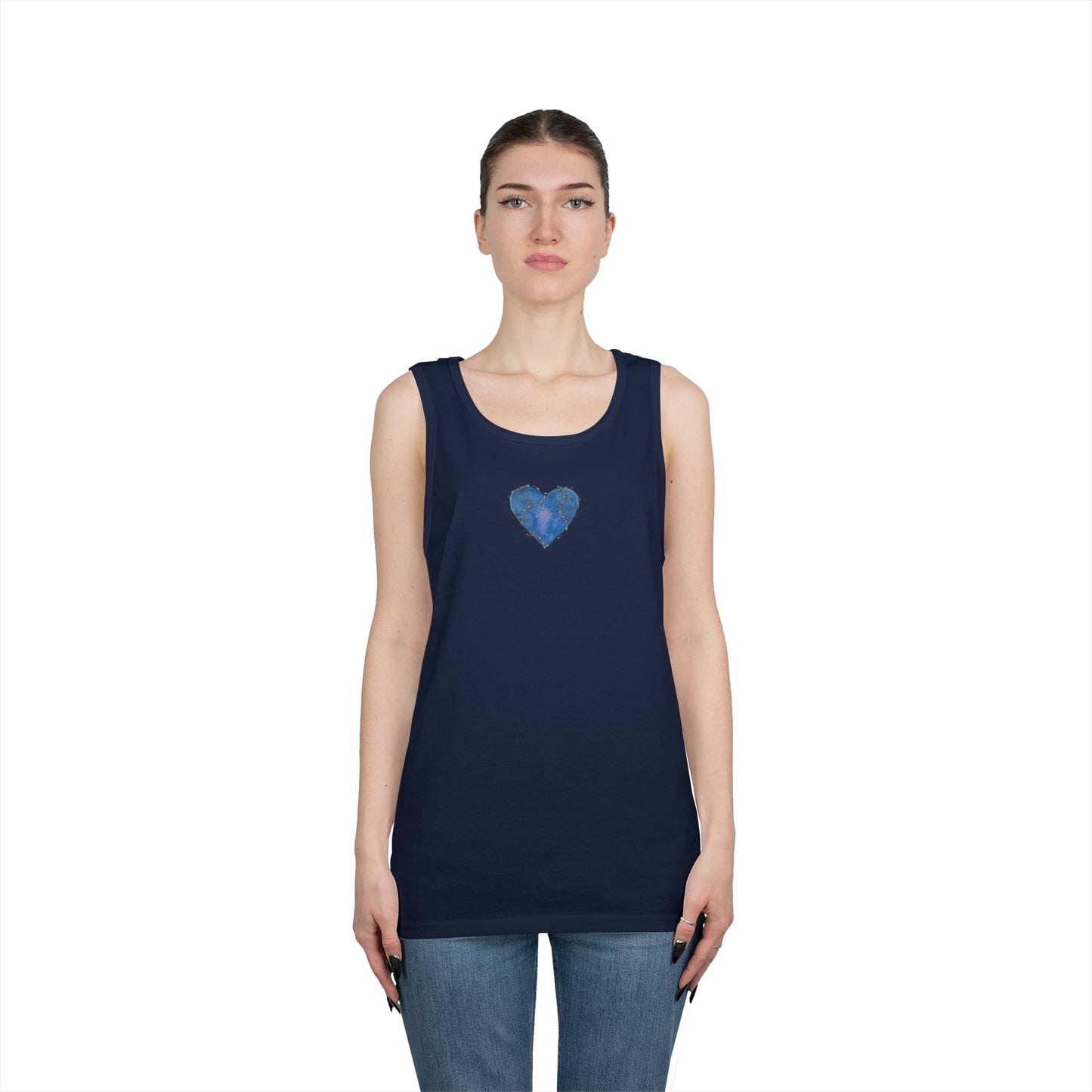 Street Heart—Unisex Cotton Tank Top