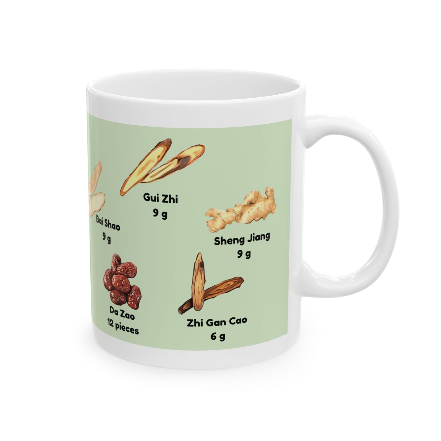 Gui Zhi Tang (green)—TCM Herbal Mug