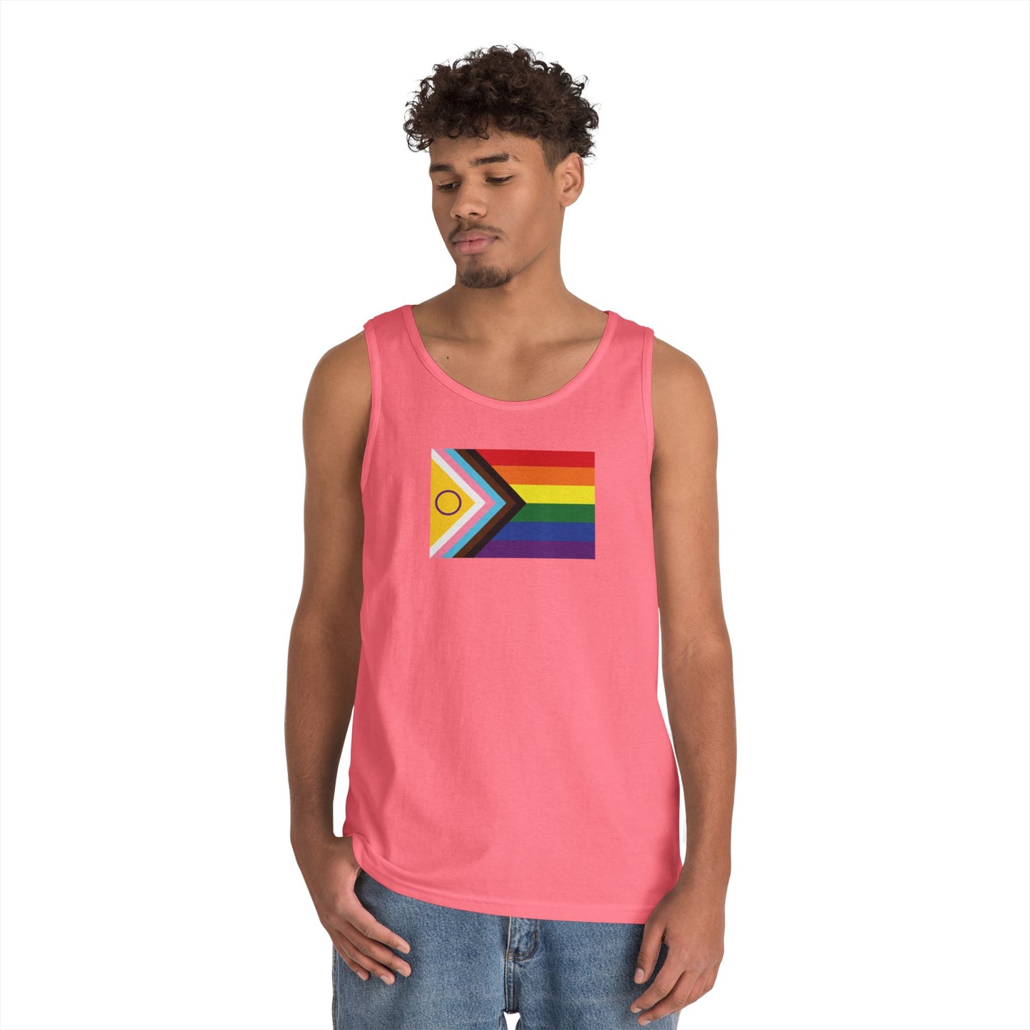 Progress Pride Flag Tank Top — Unisex