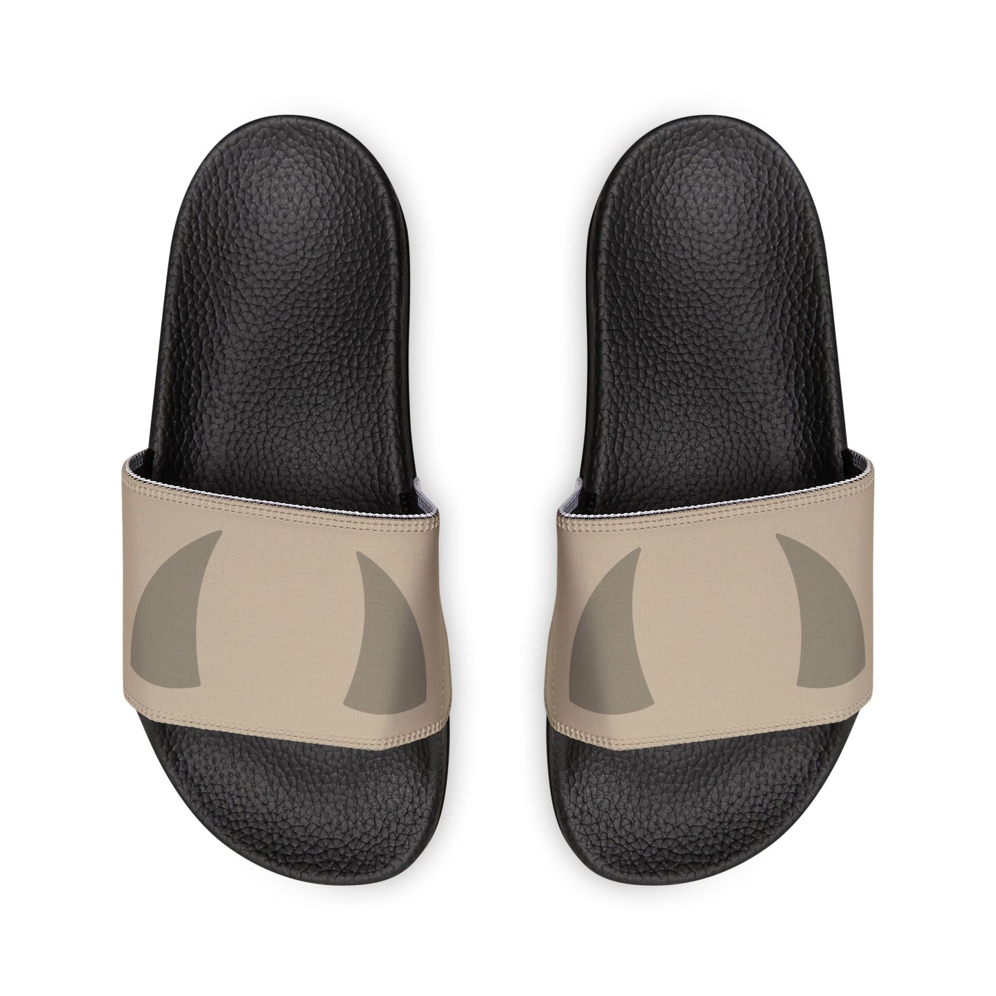 Horn Slide Sandals (taupe) — Men's