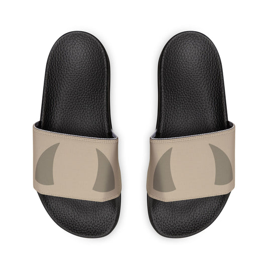 Horn Slide Sandals (taupe) — Men's