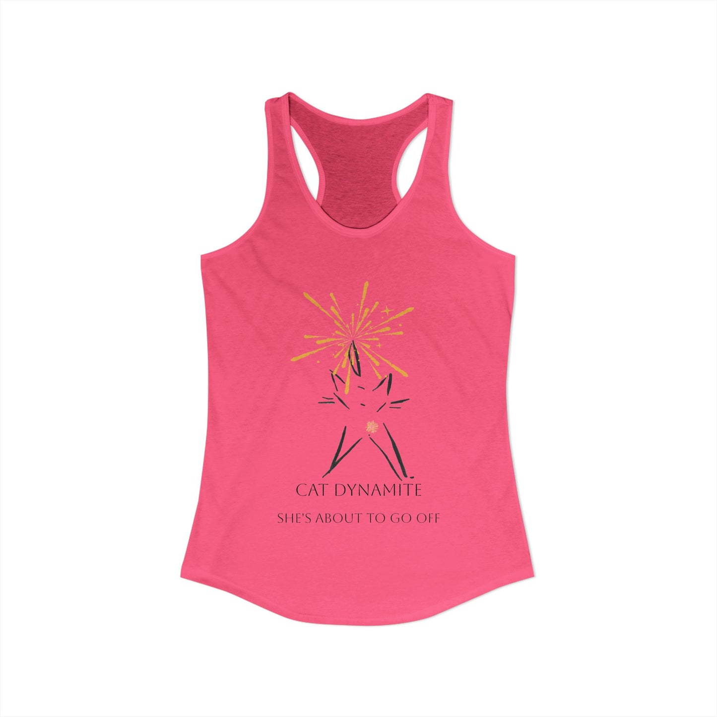 Cat Dynamite Racerback Tank