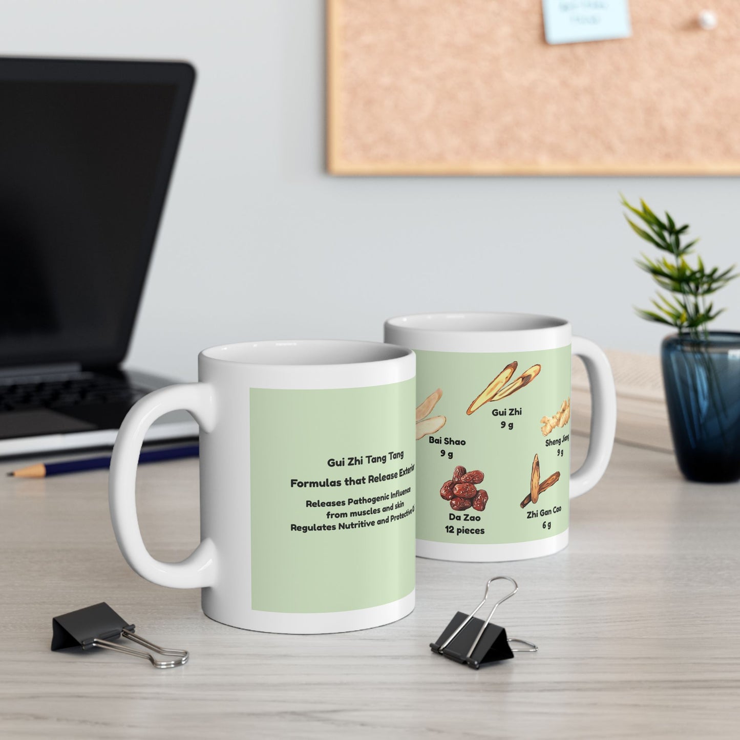 Gui Zhi Tang (green)—TCM Herbal Mug