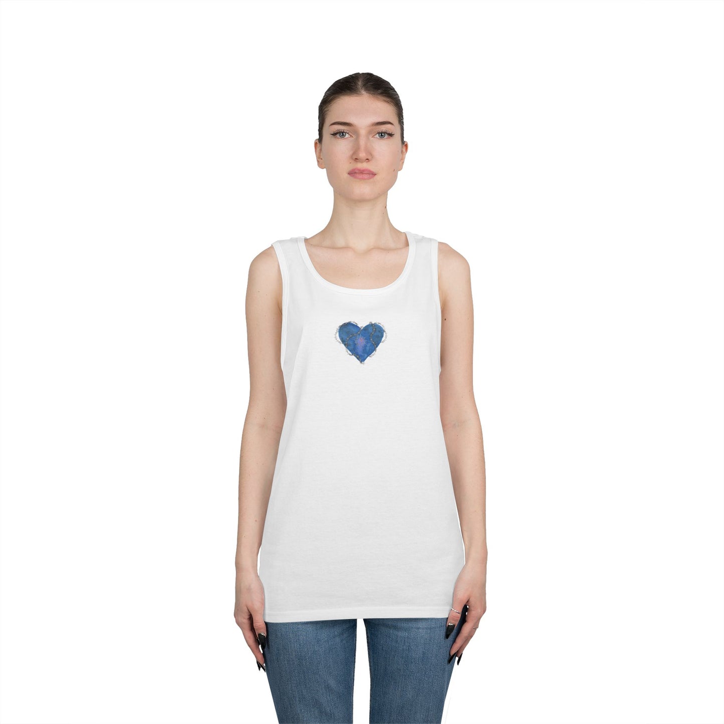 Street Heart—Unisex Cotton Tank Top