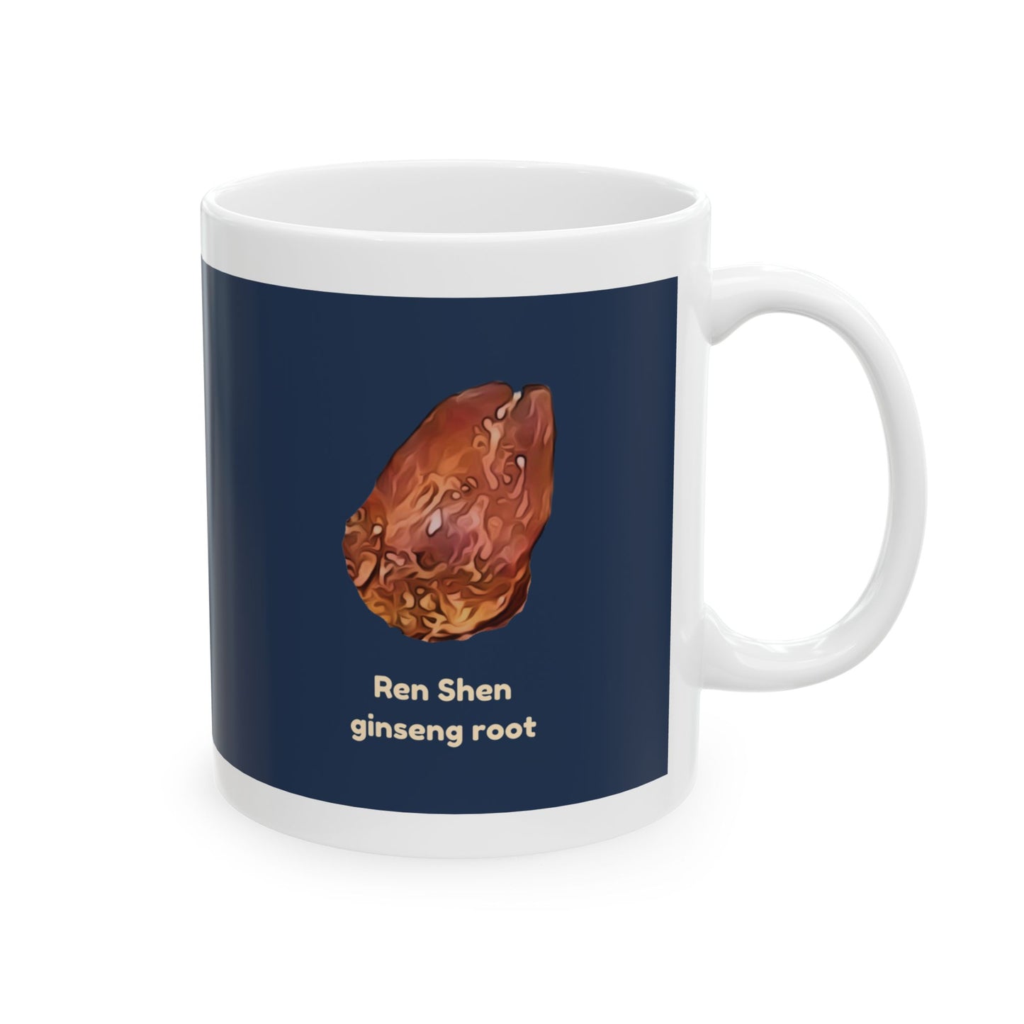 Ren Shen (blue) — TCM Herbal Mug