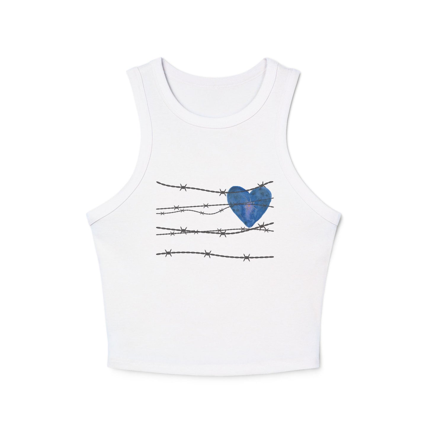 Street Heart (2) Racer Tank Top