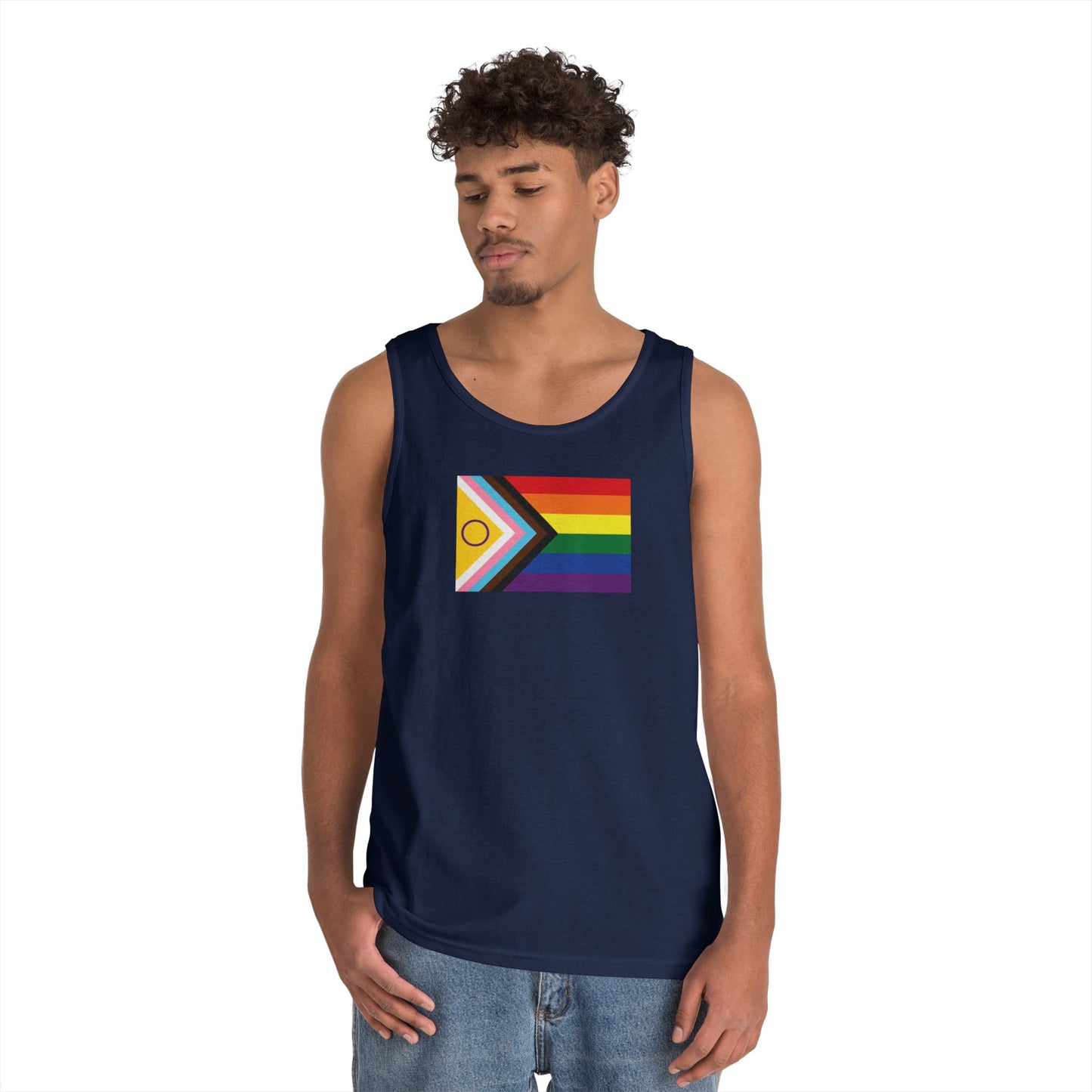 Progress Pride Flag Tank Top — Unisex