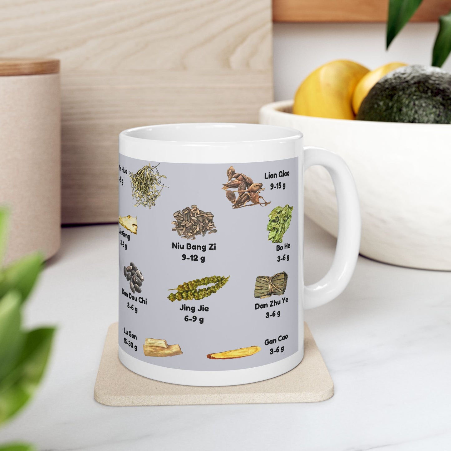 Yin Qiao San (gray)— TCM Herbal Mug