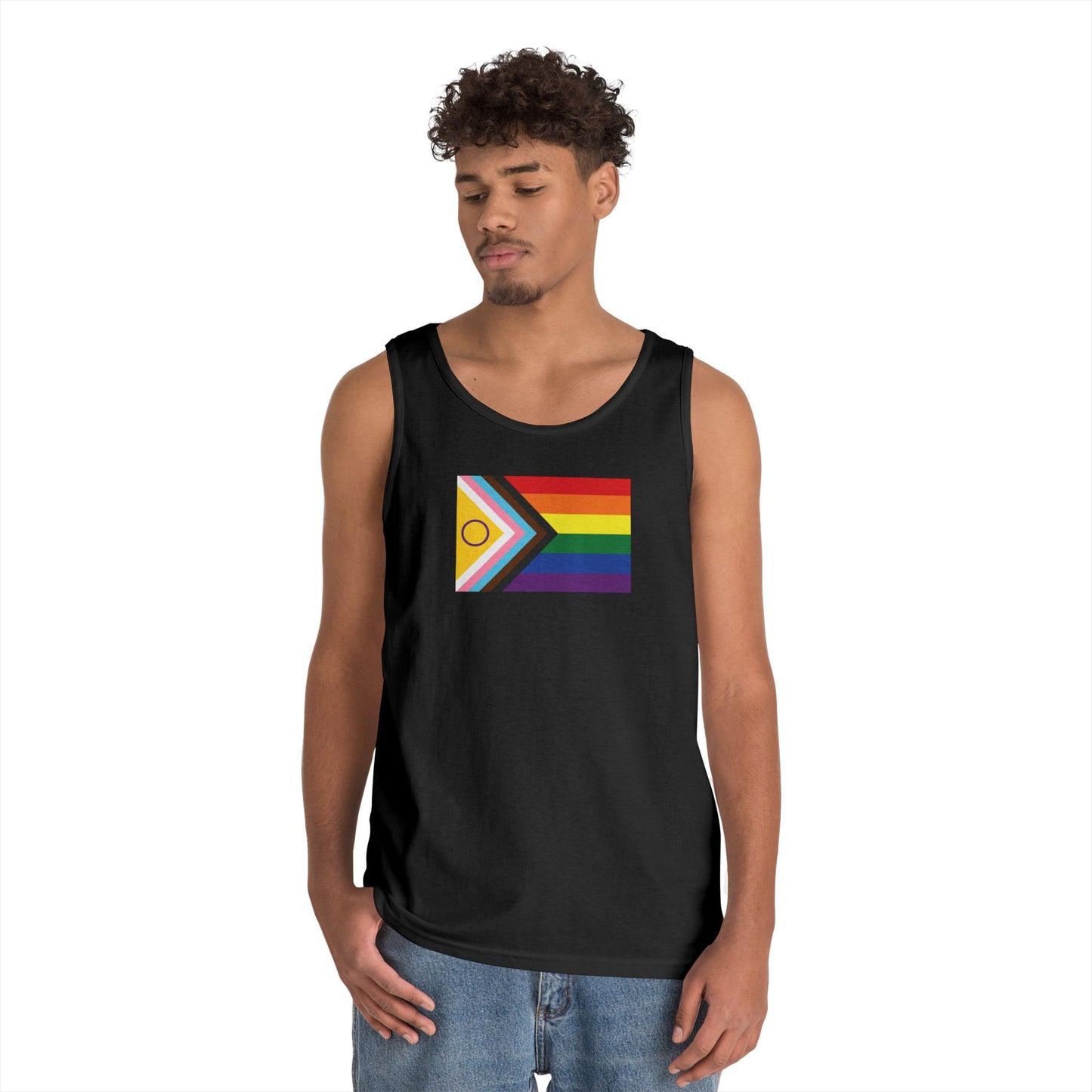 Progress Pride Flag Tank Top — Unisex