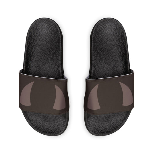Horn Slide Sandals (brown) — Men's
