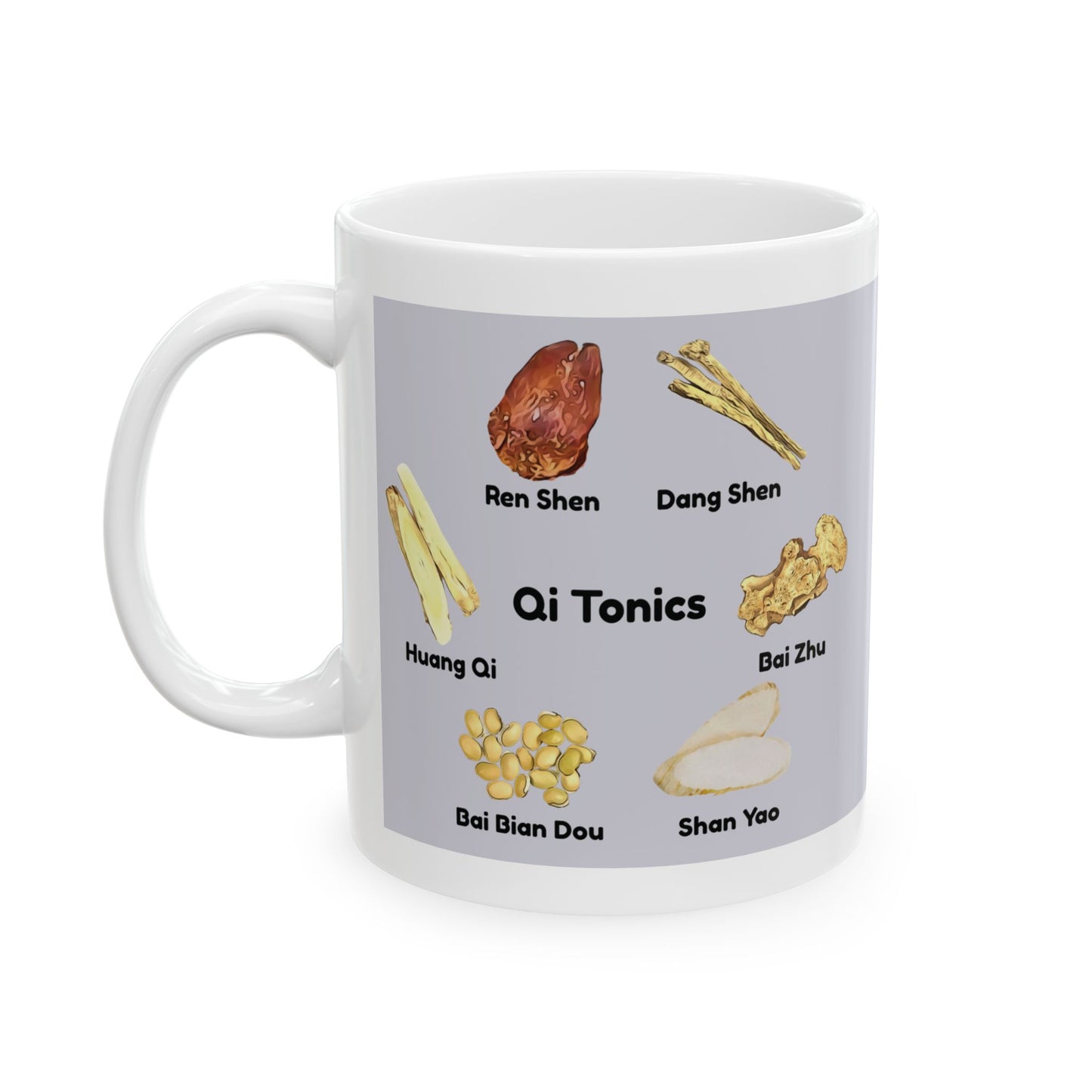 Qi Tonics (gray circle)—TCM Herbal Mug